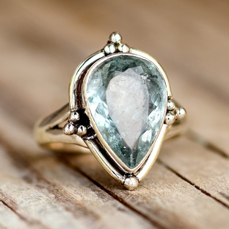 Vintage ring with cubic zirconia and 925 silver
