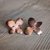 Four leaf clover earrings with 18k gold plating