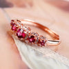 18k Rose Gold Plated Infinity Ring